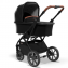 Коляска 2 в 1 Moon Style Rocca Basic Collection, Black / Черный (401)