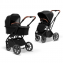 Коляска 2 в 1 Moon Style Rocca Basic Collection, Black / Черный (401)