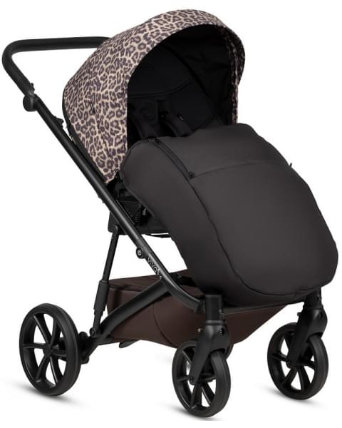 Коляска 3 в 1 Tutis Viva 6+ Wild Elegance, Wild Moca (322) с автокреслом Tutis Beno (0-13 кг)