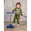 Детский самокат AmaroBaby Neostick трехколесный оранжевый