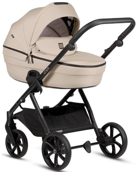 Детская коляска Tutis Uno 6 Plus Essential collection 3 в 1 с автокреслом Elo Lux EduSky Black 1602180 Beige