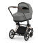 Cybex Priam IV Mirage Grey (Серый), Rose Gold + Cloud T i-Size