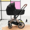 Cybex Priam IV Mirage Grey (Серый), Rose Gold + Cloud T i-Size