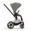 Cybex Priam IV Mirage Grey (Серый), Rose Gold + Cloud T i-Size