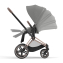 Cybex Priam IV Mirage Grey (Серый), Rose Gold + Cloud T i-Size