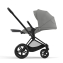 Cybex Priam IV шасси Chrome Brown, Peach Pink (Розовый) + Cloud T i-Size