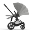 Cybex Priam IV шасси Chrome Brown, Peach Pink (Розовый) + Cloud T i-Size