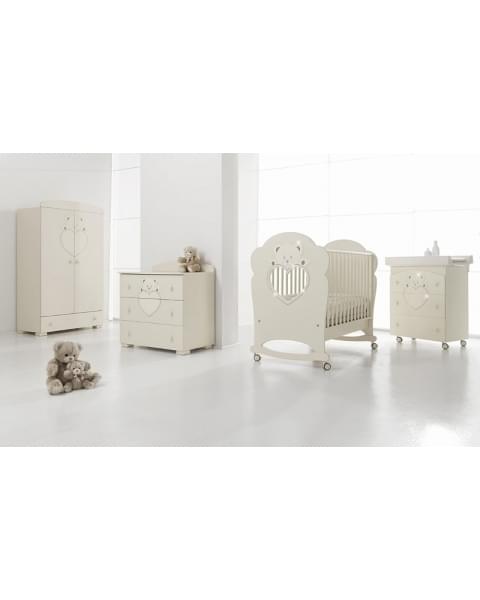 Детский пеленальный комод Erbesi Cucciolo слоновая кость