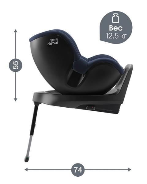 Автокресло Britax Roemer Dualfix Plus Moonlight Blue