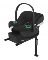 Автокресло (автолюлька) Cybex Aton B2 i-Size с базой Base One Volcano Black