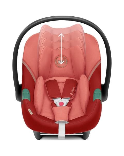 Автокресло (автолюлька) Cybex Aton S2 i-Size Hibiscus Red