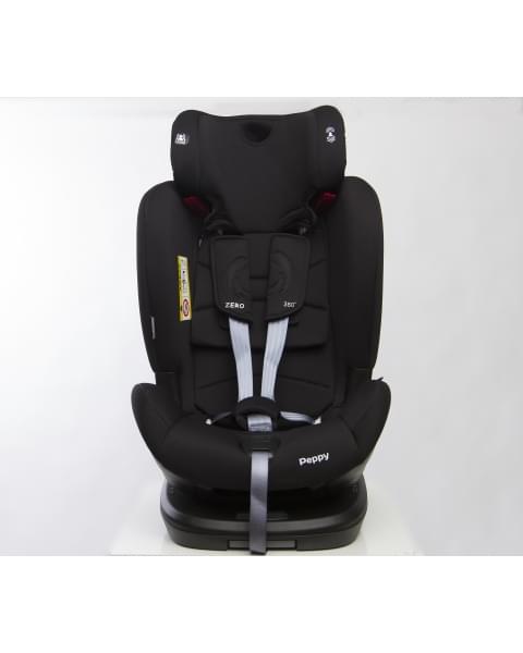 Автокресло Peppy Zero Isofix 0-36 с рождения до 12 лет (black)