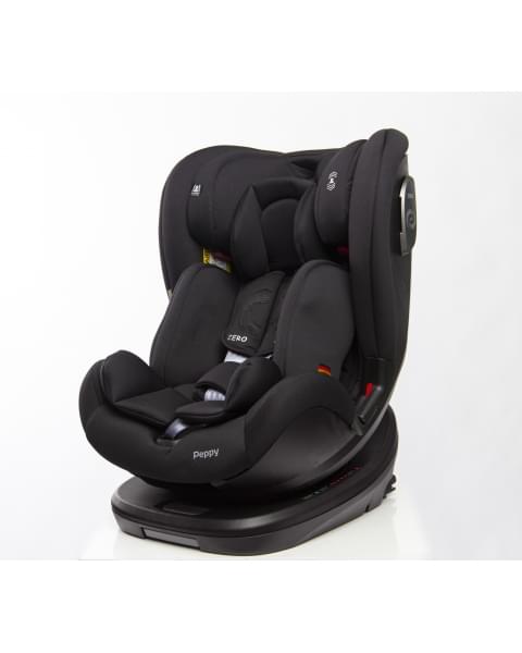 Автокресло Peppy Zero Isofix 0-36 с рождения до 12 лет (black)