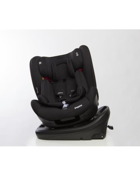 Автокресло Peppy Zero Isofix 0-36 с рождения до 12 лет (black)