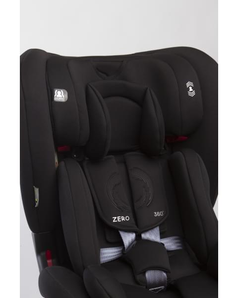 Автокресло Peppy Zero Isofix 0-36 с рождения до 12 лет (black)