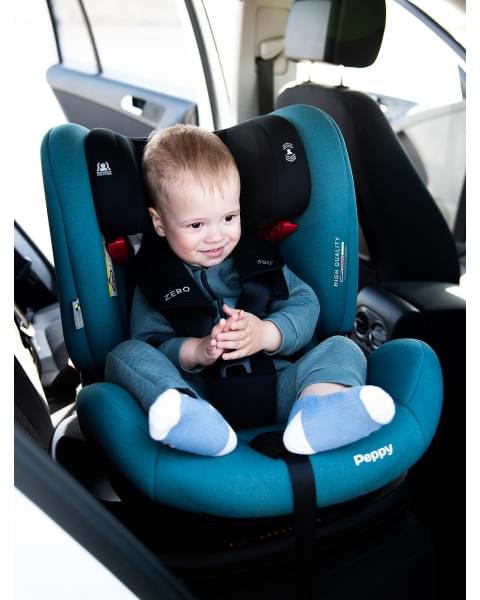 Автокресло Peppy Zero Isofix 0-36 с рождения до 12 лет (green)
