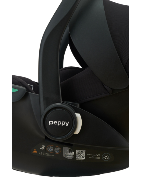 Автолюлька Peppy Jet I-Size 40-87 см (черный)
