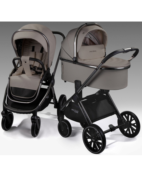 Детская коляска AmaroBaby Motus Premium Ecco 3 в 1 мокко