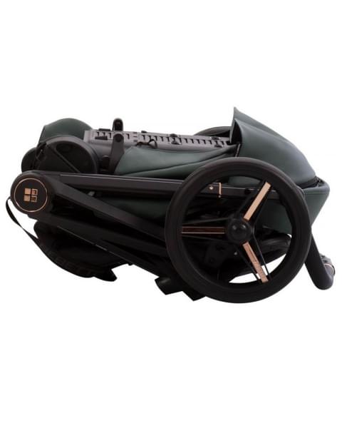 Детская коляска Bebetto Monti Pro 2 в 1 02 Stella т.зеленая кожа