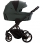 Детская коляска Bebetto Monti Pro 2 в 1 02 Stella т.зеленая кожа