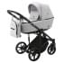 Детская коляска Adamex Amelia 2 в 1 AM248-TIP (СВ.СЕР+СВ.СЕР.КОЖА)