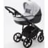 Детская коляска Adamex Bibione 3 в 1 BI-PS12 (СВ.СЕР.БЕРЕЗКА+ЧЕРН.КОЖА)