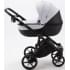 Детская коляска Adamex Bibione 3 в 1 BI-PS12 (СВ.СЕР.БЕРЕЗКА+ЧЕРН.КОЖА)