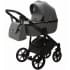Детская коляска Adamex Bibione Deluxe 3 в 1 BI-SA04 (СЕРАЯ КОЖА)
