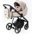 Детская коляска Adamex Blanc 2 в 1 BL-PS18 LUX (СВ. БЕЖ. + СВ. БЕЖ. КОЖА)