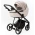 Детская коляска Adamex Blanc 2 в 1 BL-PS18 LUX (СВ. БЕЖ. + СВ. БЕЖ. КОЖА)