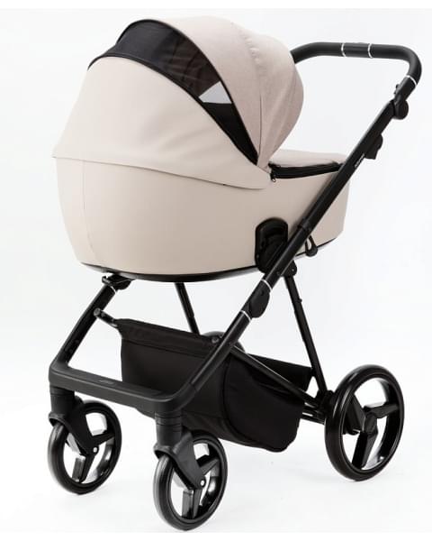 Детская коляска Adamex Blanc 2 в 1 BL-PS18 LUX (СВ. БЕЖ. + СВ. БЕЖ. КОЖА)