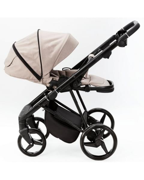 Детская коляска Adamex Blanc 2 в 1 BL-PS18 LUX (СВ. БЕЖ. + СВ. БЕЖ. КОЖА)