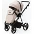 Детская коляска Adamex Blanc 2 в 1 BL-PS18 LUX (СВ. БЕЖ. + СВ. БЕЖ. КОЖА)
