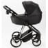Детская коляска Adamex Blanc Special Edition 3 в 1 BL-PS700 (ЧЁРН.ТК+ЧЁРН.КОЖА+ХРОМ РАМА)