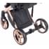 Детская коляска Adamex Chantal Star Collection 3 в 1 STAR101 черный+розовый