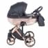 Детская коляска Adamex Chantal Star Collection 3 в 1 STAR101 черный+розовый