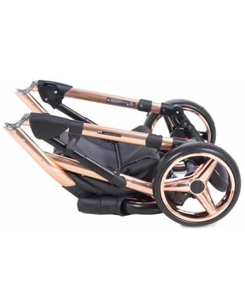 Детская коляска Adamex Chantal Star Collection 3 в 1 STAR101 черный+розовый