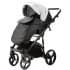 Детская коляска Adamex Lanti Deluxe 2 в 1 LN-SD01 (БЕЛ.КОЖА + ЧЕРН. КОЖА)