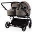 Детская коляска для двойни Adamex Leo Duo 2 в 1 TK72 (БЕЖЕВЫЙ)