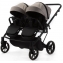 Детская коляска для двойни Adamex Leo Duo 2 в 1 TK72 (БЕЖЕВЫЙ)