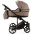 Детская коляска Adamex Locco Light Deluxe 3 в 1 LL-SA09 (Т.БЕЖЕВАЯ КОЖА)