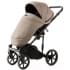 Детская коляска Adamex Locco Light Deluxe 3 в 1 LL-SA09 (Т.БЕЖЕВАЯ КОЖА)