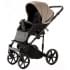 Детская коляска Adamex Locco Light Deluxe 3 в 1 LL-SA09 (Т.БЕЖЕВАЯ КОЖА)