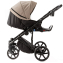 Детская коляска Adamex Locco Light Deluxe 3 в 1 LL-SA09 (Т.БЕЖЕВАЯ КОЖА)
