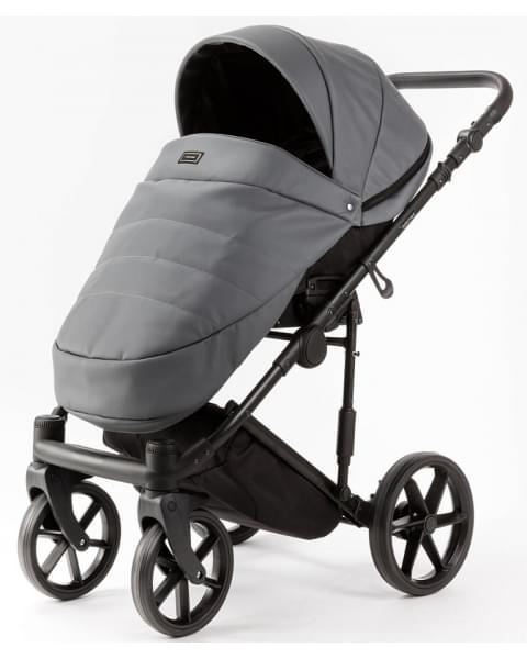 Детская коляска Adamex Locco Light Deluxe 3 в 1 LL-SA32 (СЕРАЯ КОЖА)