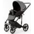 Детская коляска Adamex Locco Light Deluxe 3 в 1 LL-SA32 (СЕРАЯ КОЖА)