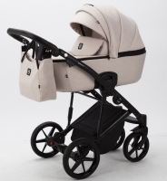 Детская коляска Adamex Mobi 2 в 1 M-TK20 Светло-бежевый