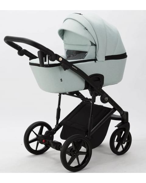 Детская коляска Adamex Mobi 2 в 1 M-TK27 (СЕРО-ЗЕЛЕНЫЙ)