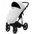 Детская коляска Adamex Mobi Deluxe 3 в 1 M-SA01 (БЕЛАЯ КОЖА)