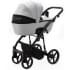 Детская коляска Adamex Mobi Deluxe 3 в 1 M-SA03 (СВ.СЕРАЯ.КОЖА)